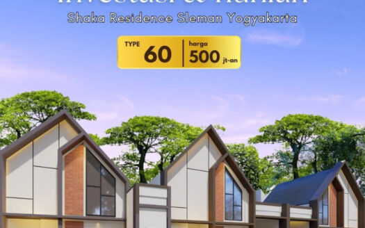 Rumah Model Scandinavian  Di Sleman Dekat Pasar Godean